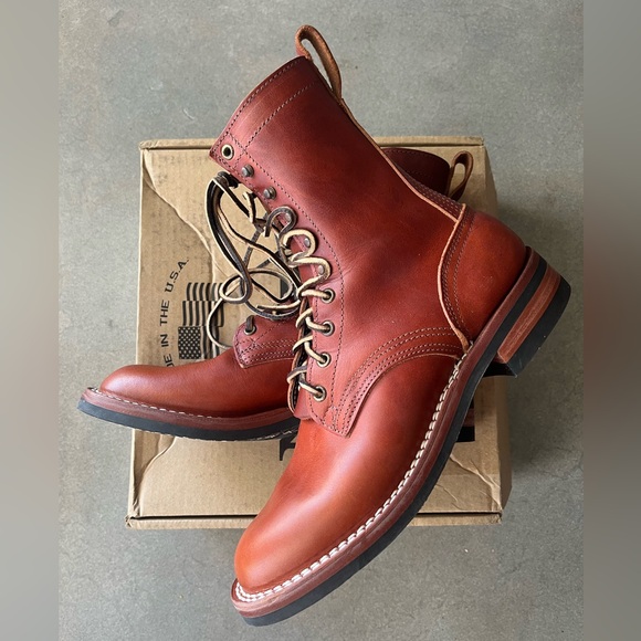 Nicks Boots - Falcon boots in W&C Oiled Latigo Tan - Picture 2 of 9